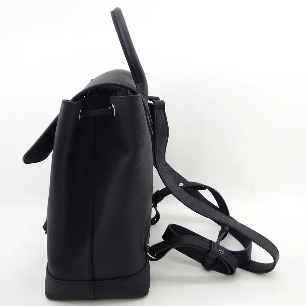 Louis Vuitton LockMe Backpack Taurillon Leather LV Logo Twist Lock Black - Picture 3 of 13